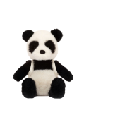 Jellycat Backpack Panda White Black