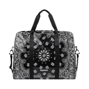 Supreme Bandana Tarp Large Duffle Bag Black - 21SS