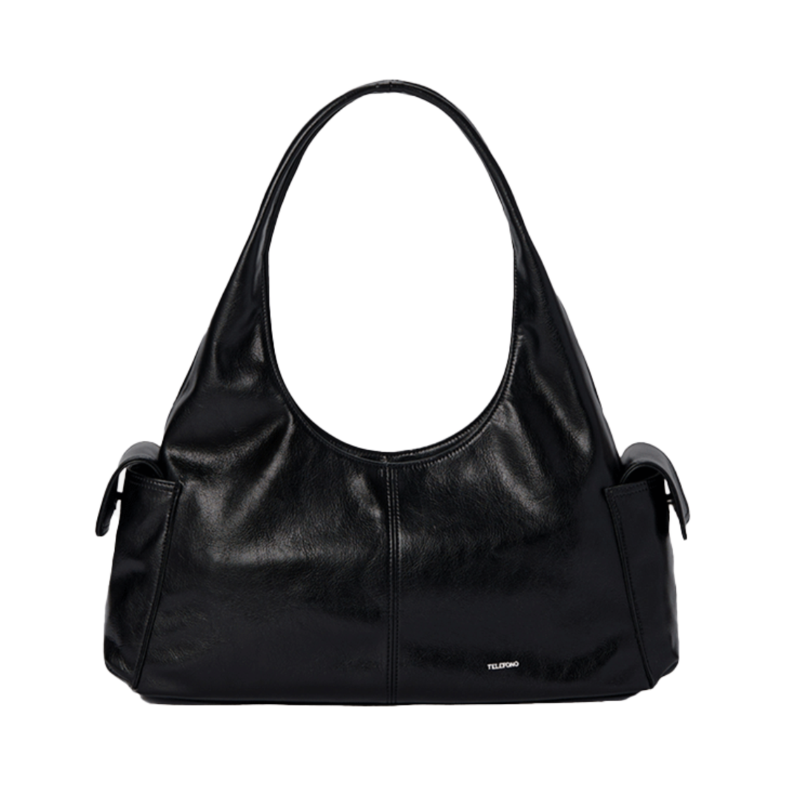 텔레포노 포켓 호보백 블랙(TELEFONO Pocket Hobo Bag Black)
