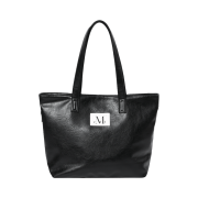MUCENT Rienne Side Zipper Leather Shoulder Bag Black