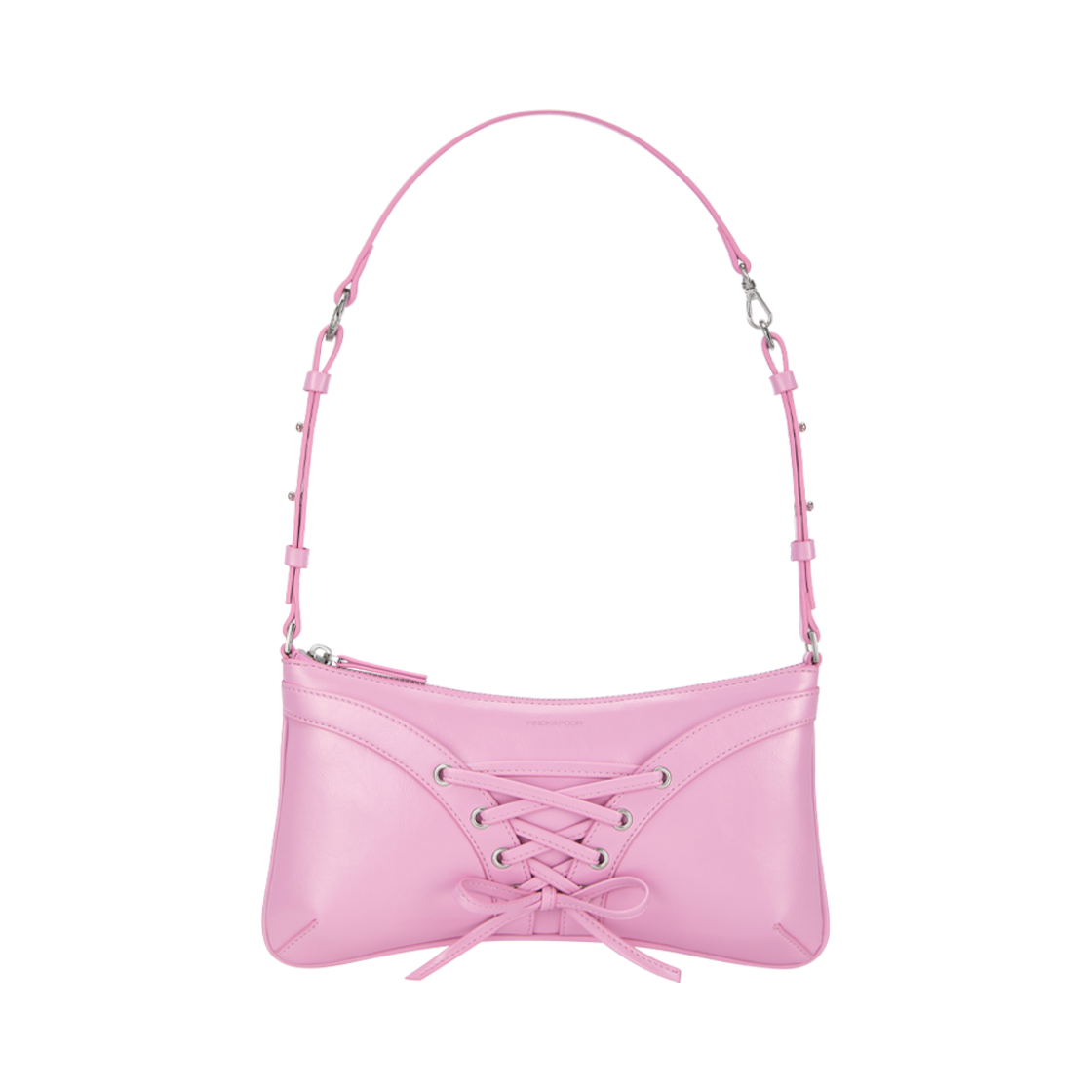 파인드카푸어 리본타이 숄더백 핑크