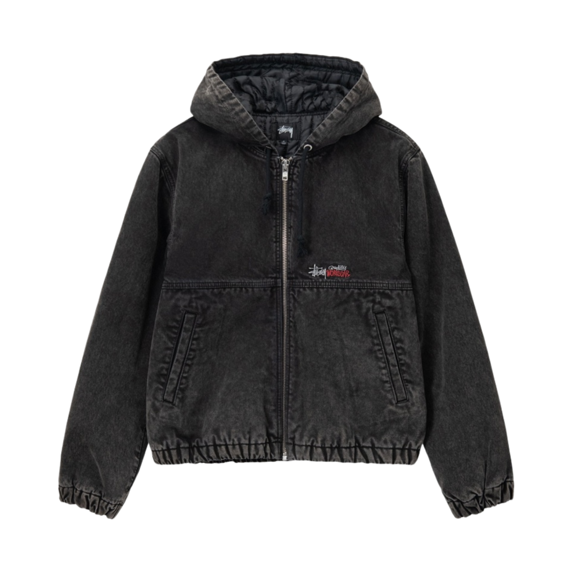 스투시 더블 다이 워크 자켓 블랙(Stussy Double Dye Work Jacket Black)