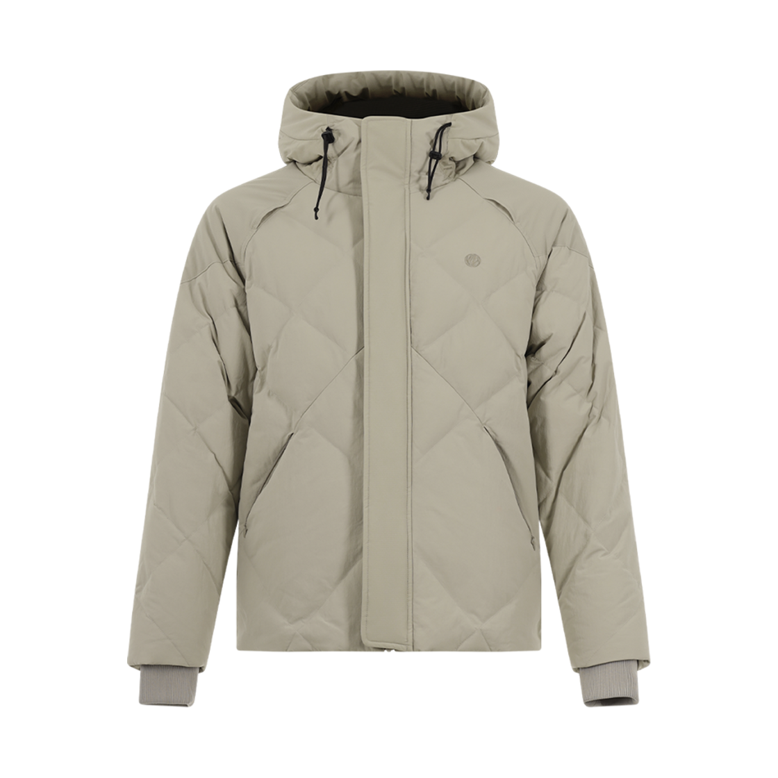 오프그리드 코듀라 나일론 믹스 후드 다운 푸퍼 베이지(OFFGRID Cordura Nylon Mix Hooded Down Puffer Beige)