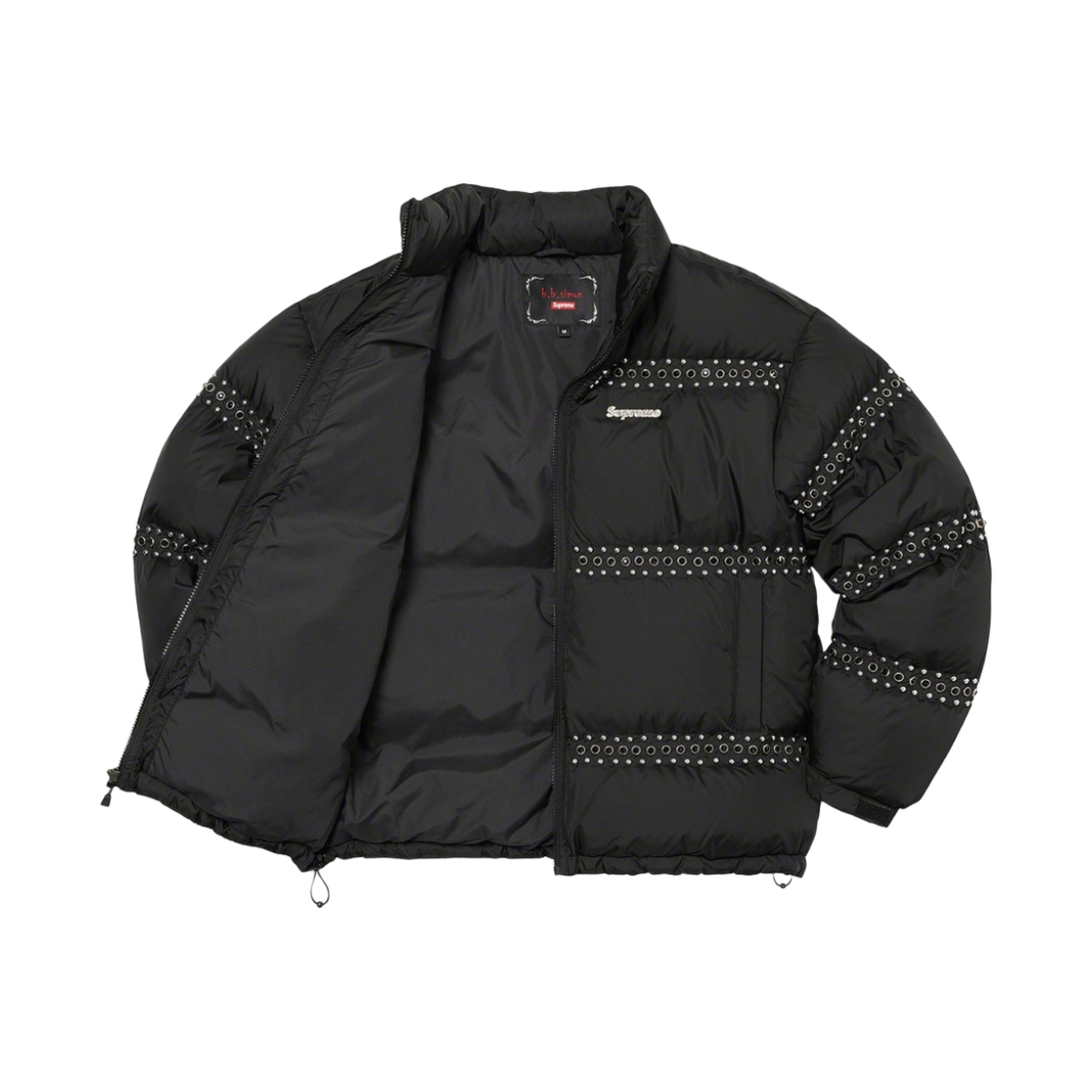 슈프림 x B.B. 사이먼 스터드 퍼퍼 자켓 블랙 - 22SS | Supreme | KREAM