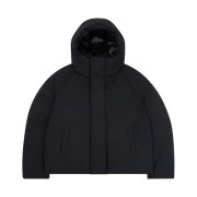 Juun.J Short Down Hoodie Jumper Black - 22FW