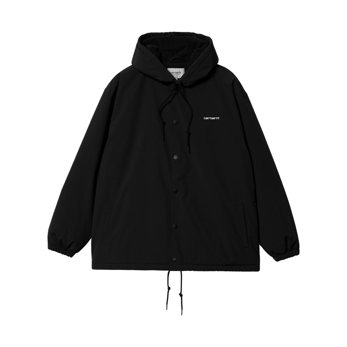 I032247-0D2-XX Carhartt WIP Hooded Coach Jacket Black