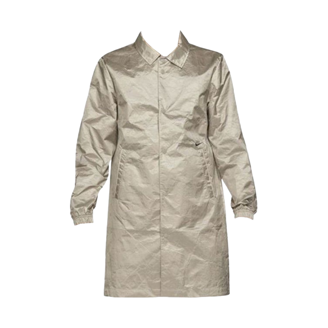 나이키 NSW 에센셜 롱 코치 자켓 크림 - 아시아(Nike NSW Essential Long Coach Jacket Cream - Asia) - 1