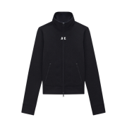 (W) Courreges Jersey Jogging Jacket Black
