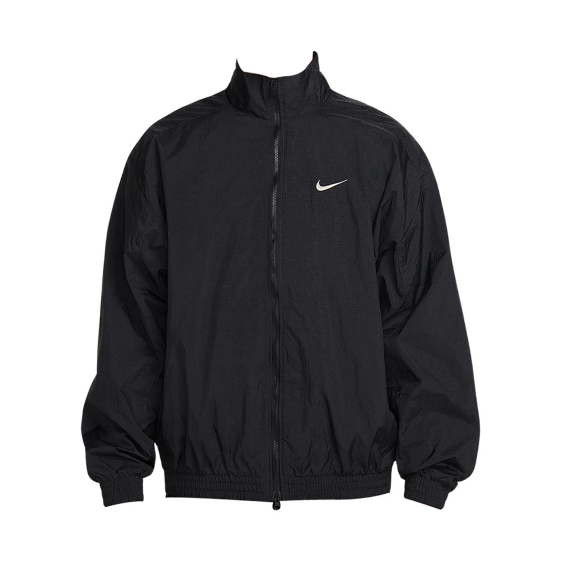 나이키 클럽 오버사이즈 우븐 트랙 자켓 오프 느와르 컬리지 그레이 - 아시아(Nike Club Oversized Woven Track Jacket Off Noir College Grey - Asia)