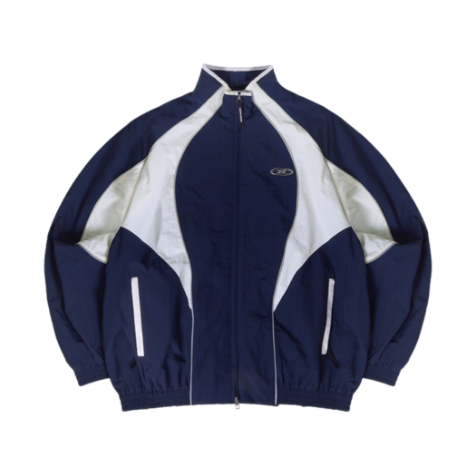 BG1MJK203NV BORN TO WIN Nylon Block Jacket Navy