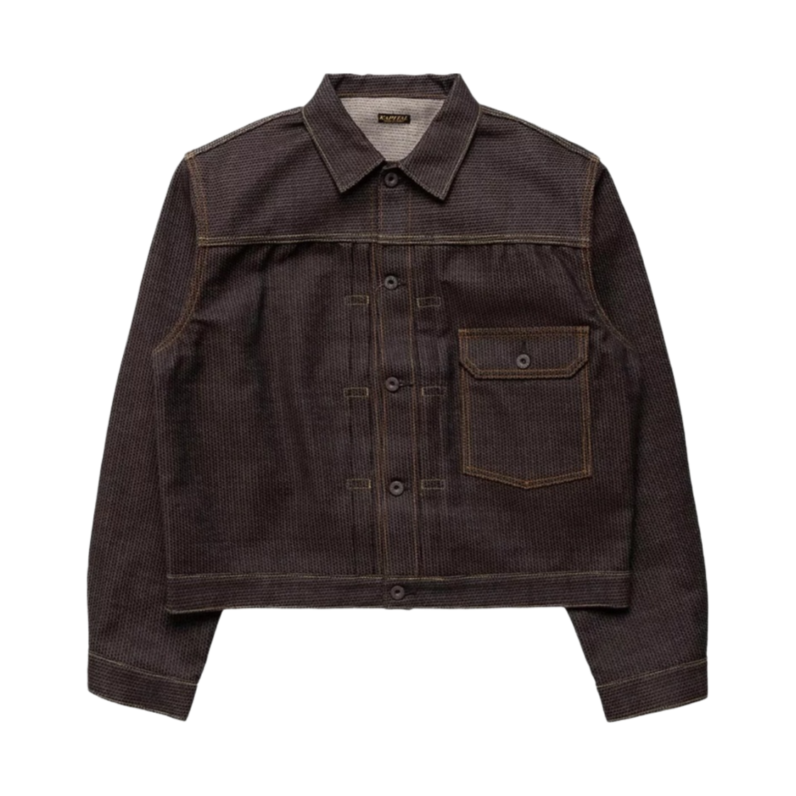 캐피탈 센츄리 데님 1세대 자켓 N5S 브라운(Kapital Century Denim 1st Jacket N5S Brown)
