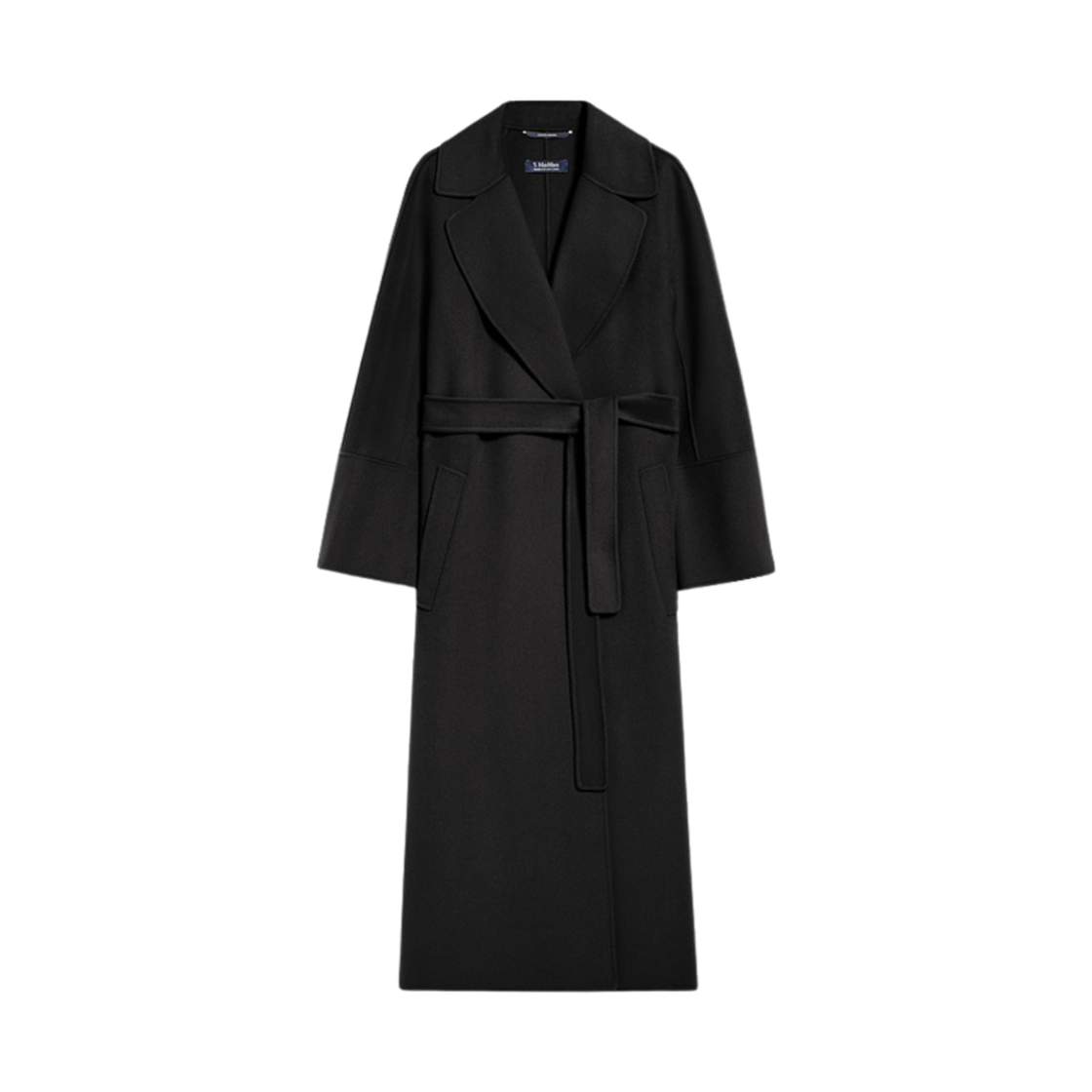 ELISA-013 (W) S Max Mara Elisa Virgin Wool Coat Black