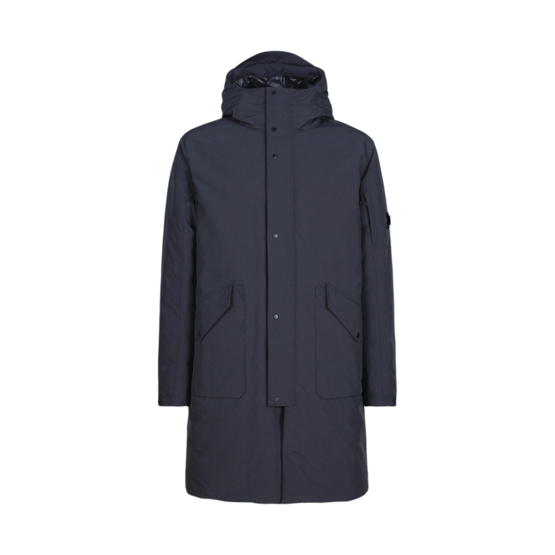 C.P. 컴퍼니 마이크로-M (R) 다운 파카 블랙 - 22FW(C.P. Company Micro-M (R) Down Parka Black - 22FW) - 1