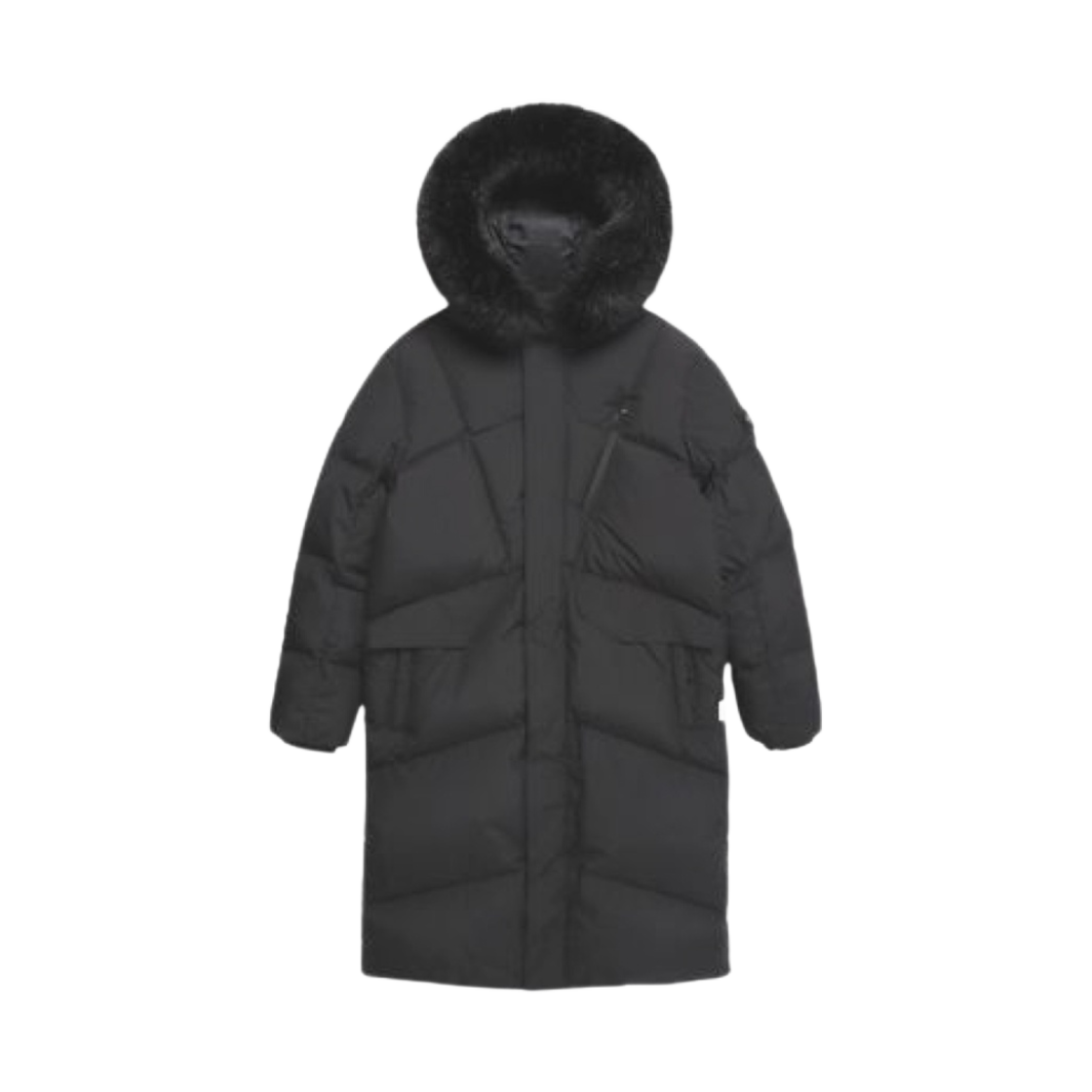 내셔널 지오그래픽 우라누스 고어텍스 퀼팅 롱 구스 다운 점퍼 카본 블랙