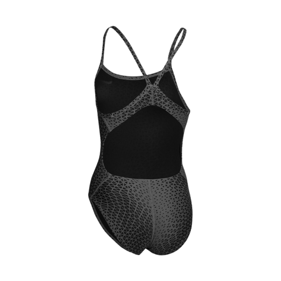 (W) 나이키 스윔 앤서 델타 레이서백 블랙((W) Nike Swim Answer Delta Racerback Black) - 2