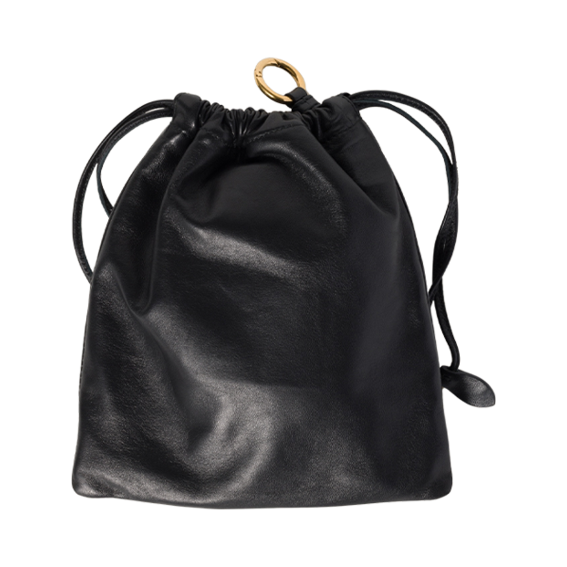 미우 미우 나파 레더 파우치 블랙(Miu Miu Nappa Leather Pouch Black) - 2
