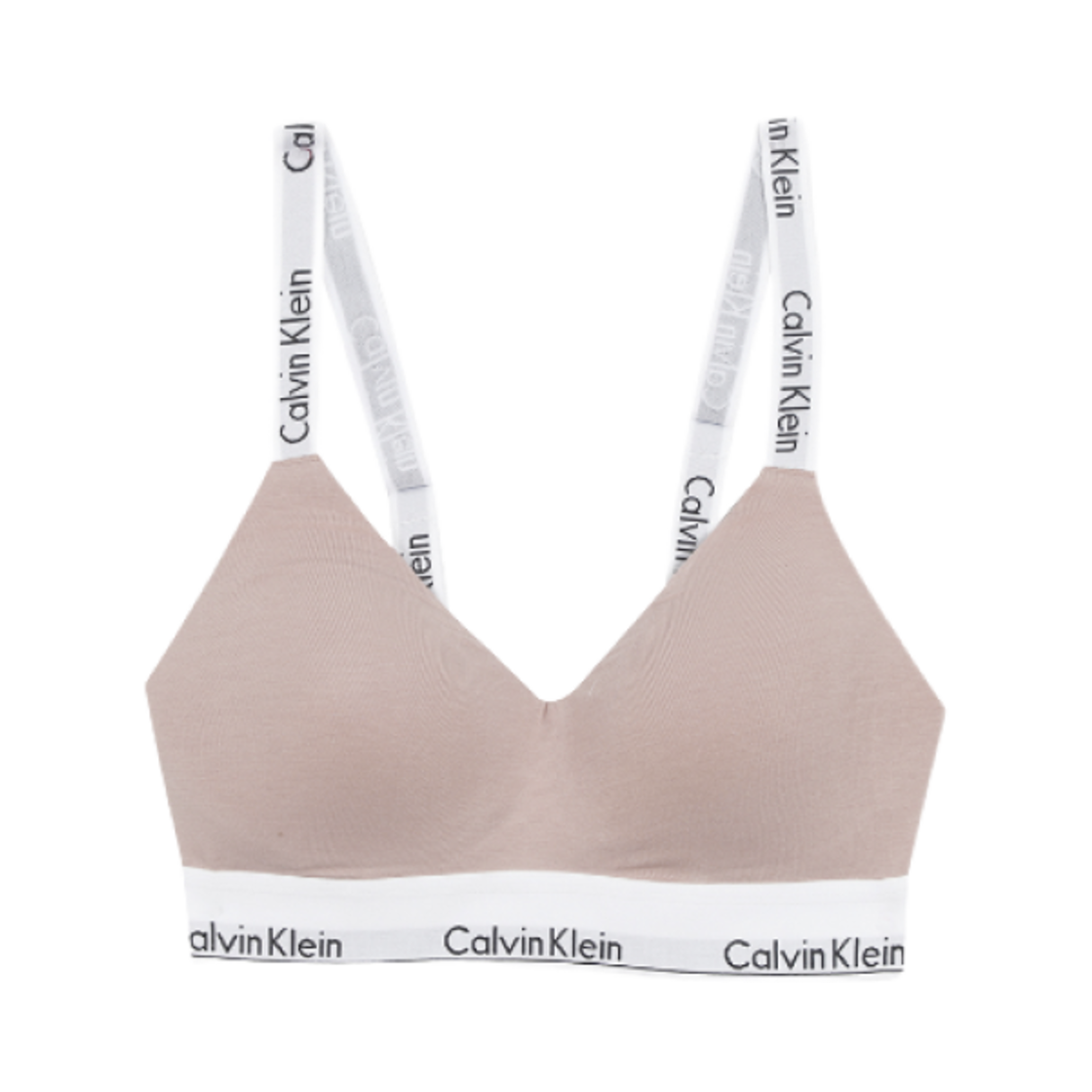 F7059ETQO (W) Calvin Klein Modern Cotton Lightly Lined Bralette Subdued