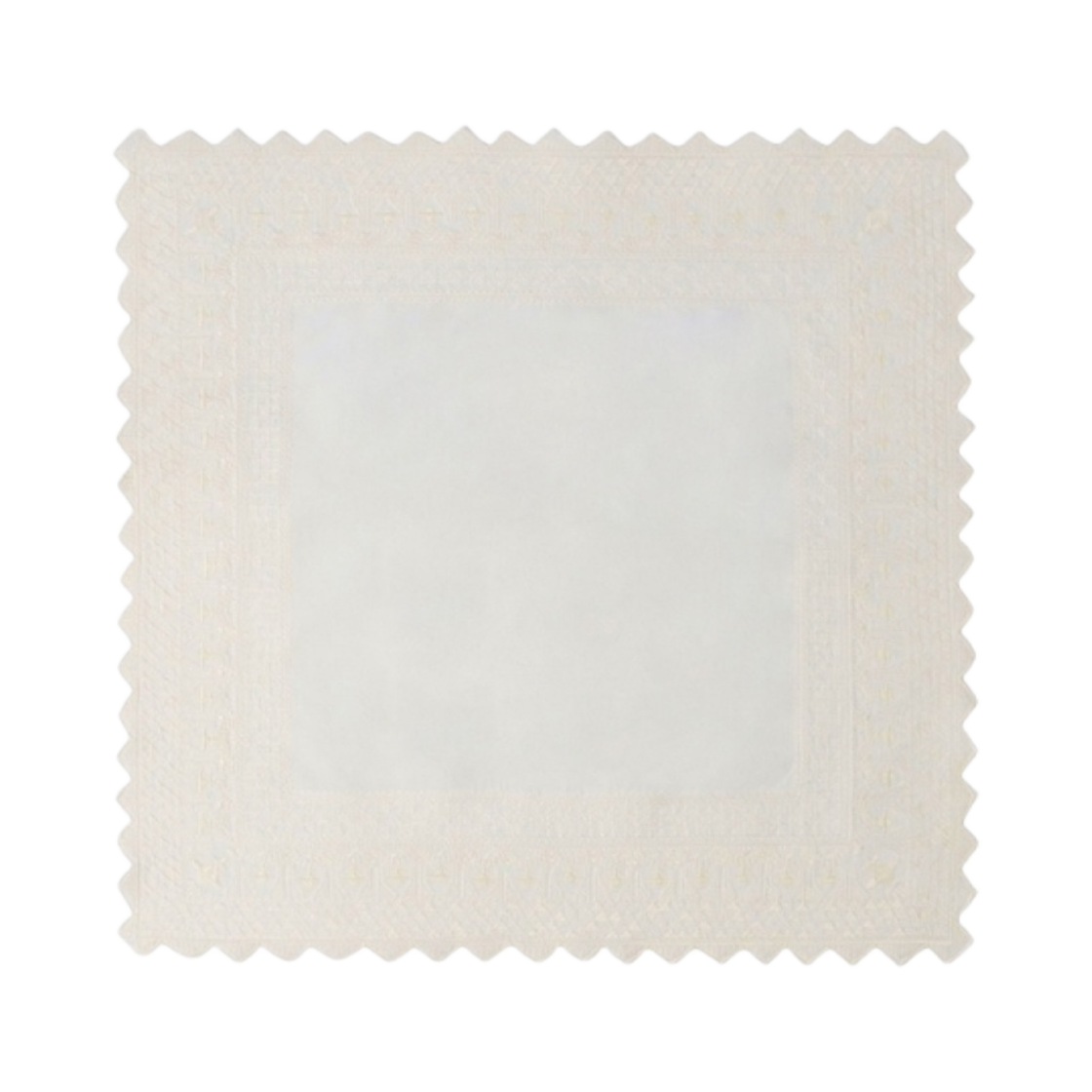 비비안 웨스트우드 티롤리언 러그 자수 행커치프 화이트(Vivienne Westwood Tyrolean Rug Embroidered Handkerchief White) - 1