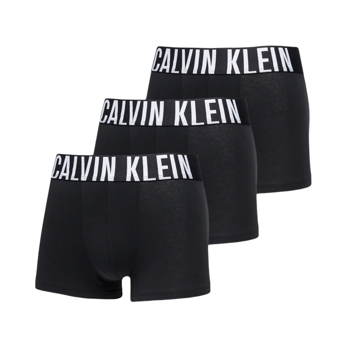 캘빈 클라인 인텐스 파워 코튼 3팩 트렁크 블랙(Calvin Klein Intense Power Cotton 3-pack Trunk Black)