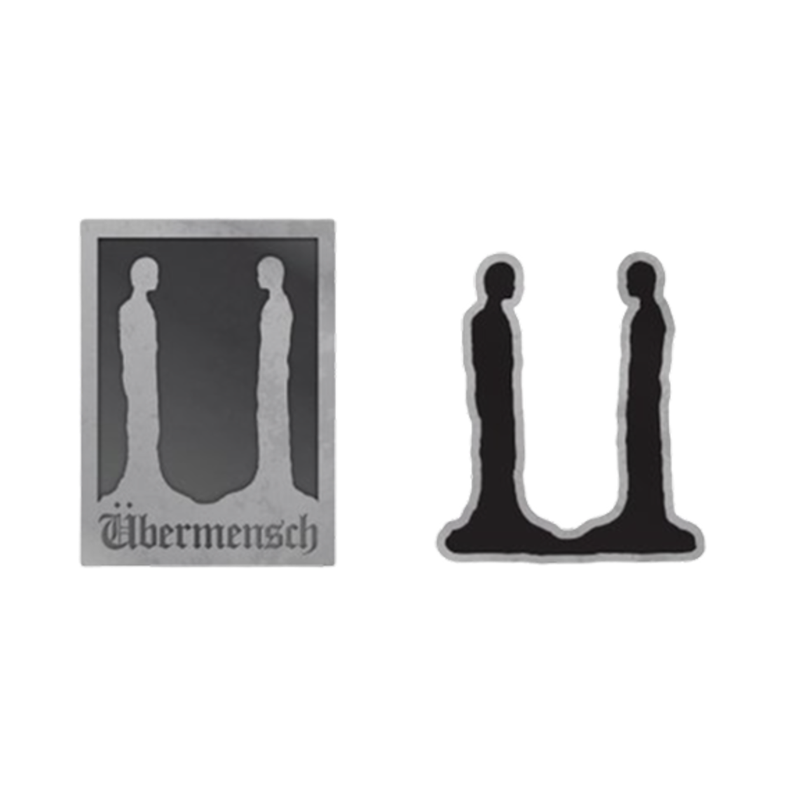 지드래곤 위버멘쉬 메탈 뱃지 (2개 세트)(G-DRAGON Ubermensch Metal Badge (Set of 2))