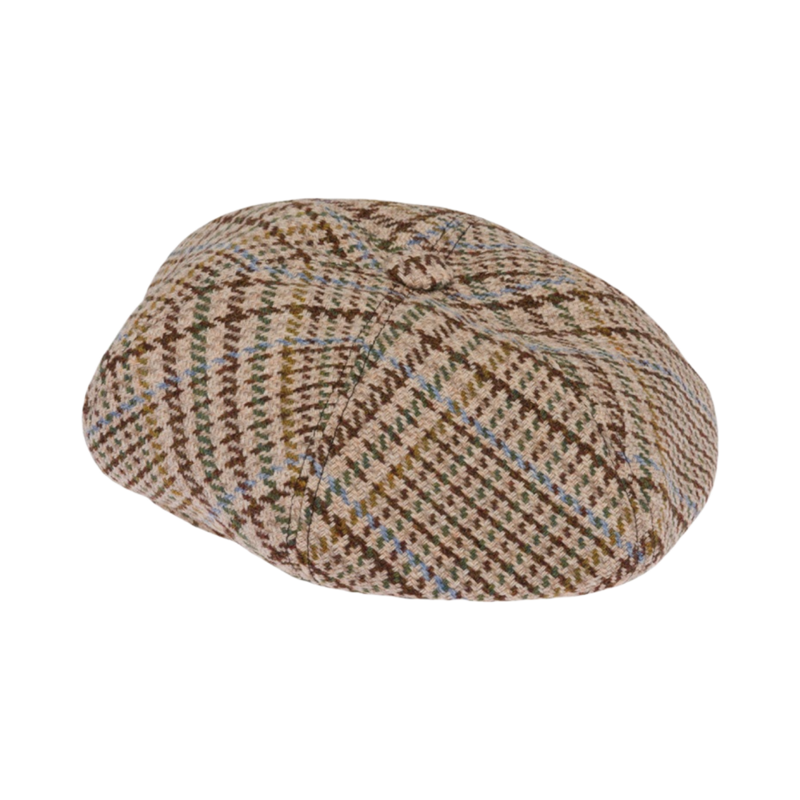 (W) 미우 미우 플래드 셰틀랜드 울 베레모 코코아 브라운((W) Miu Miu Plaid Shetland Wool Beret Cocoa Brown) - 2