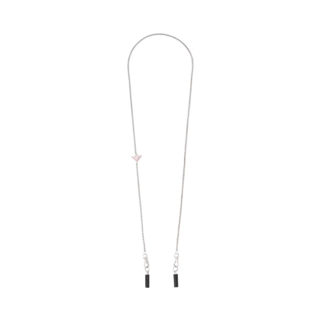 1ZD006-2DMU-F02F8 Prada Chain for AirPods and AirPods Pro Case Steel Alabaster - 대표 이미지 #1