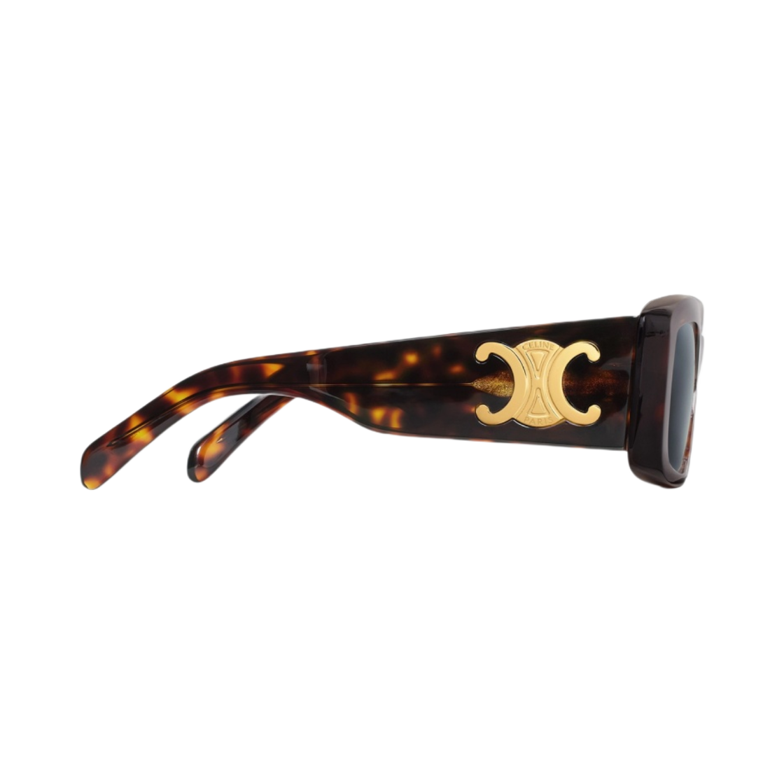 (W) 셀린느 트리옹프 XL 01 선글라스 아세테이트 레드 하바나((W) Celine Triomphe XL 01 Sunglasses in Acetate Red Havana) - 3