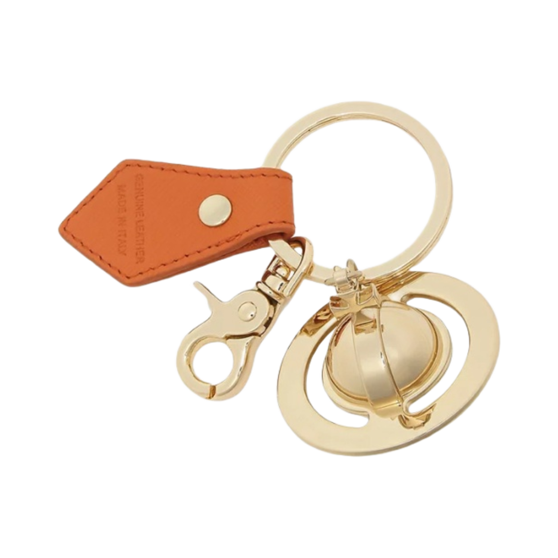 비비안 웨스트우드 사피아노 3D 오브 키링 오렌지(Vivienne Westwood Saffiano 3D Orb Keyring Orange) - 2