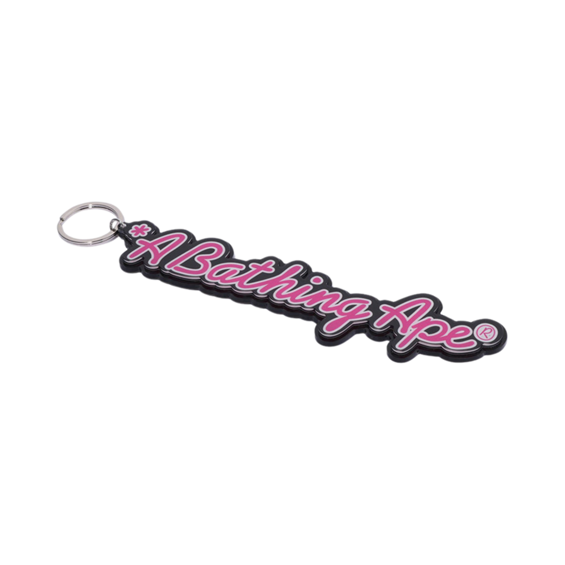0ZXACMX08821O BAPE A Bathing Ape Keychain Pink