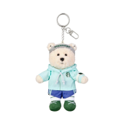 Starbucks Running Bearista Keychain