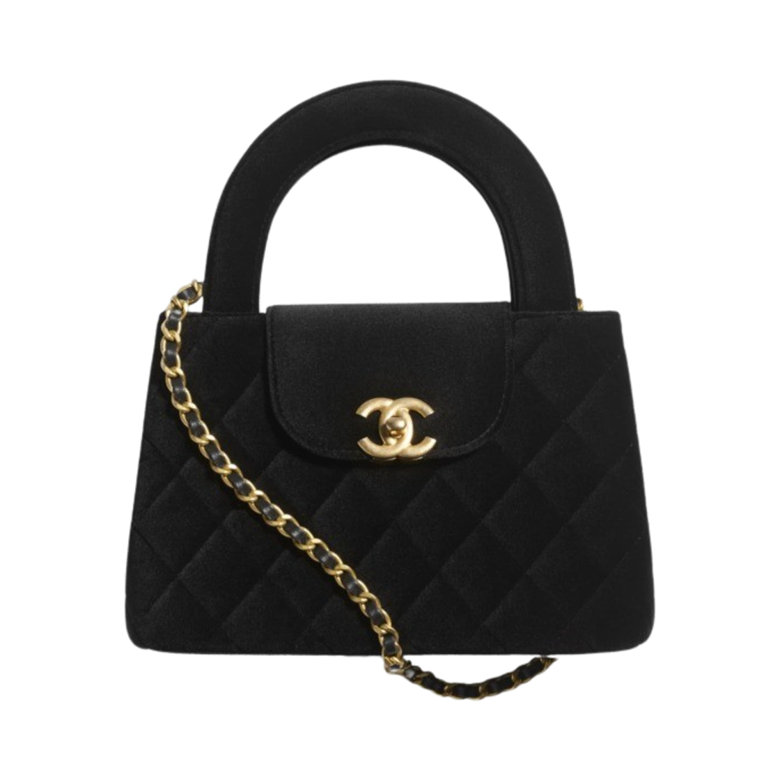 샤넬 미니 쇼핑백 벨벳 & 골드 메탈 블랙(Chanel Mini Shopping Bag Velvet & Gold Black)