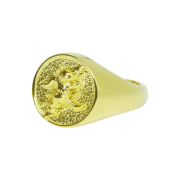 Thisisneverthat x Grateful Dead Lightning Bear Ring Gold