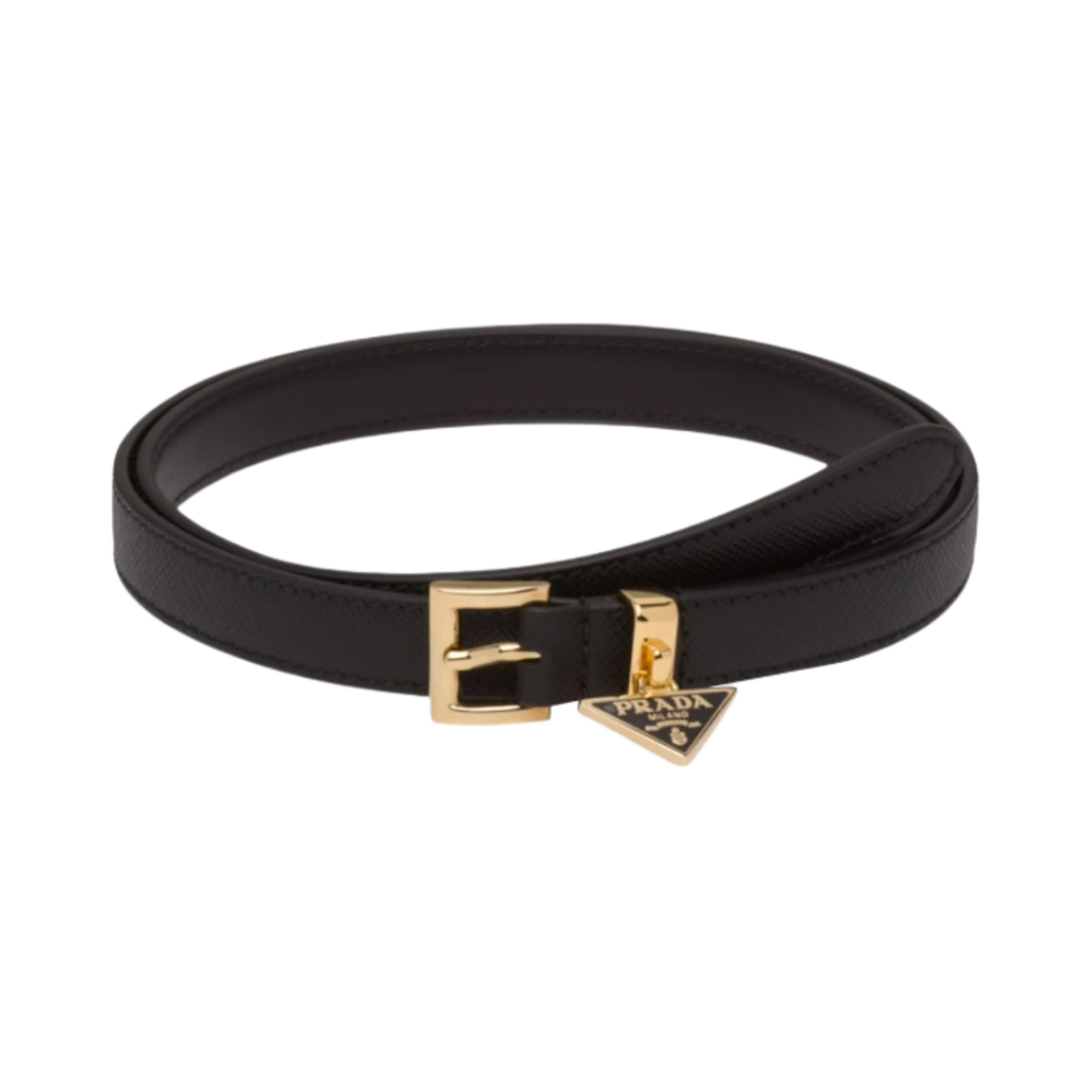 1CC499-053-F0002 (W) Prada Saffiano Belt Black