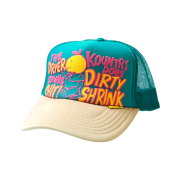 Kapital Kountry Dirty Shrink Truck Cap Turquoise Beige