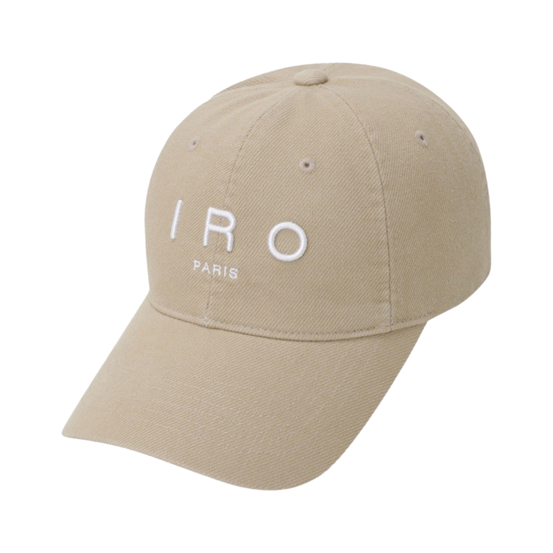 이로 트로이 이로 로고 데님 볼캡 베이지(Iro Troyes Iro Logo Denim Ball Cap Beige)