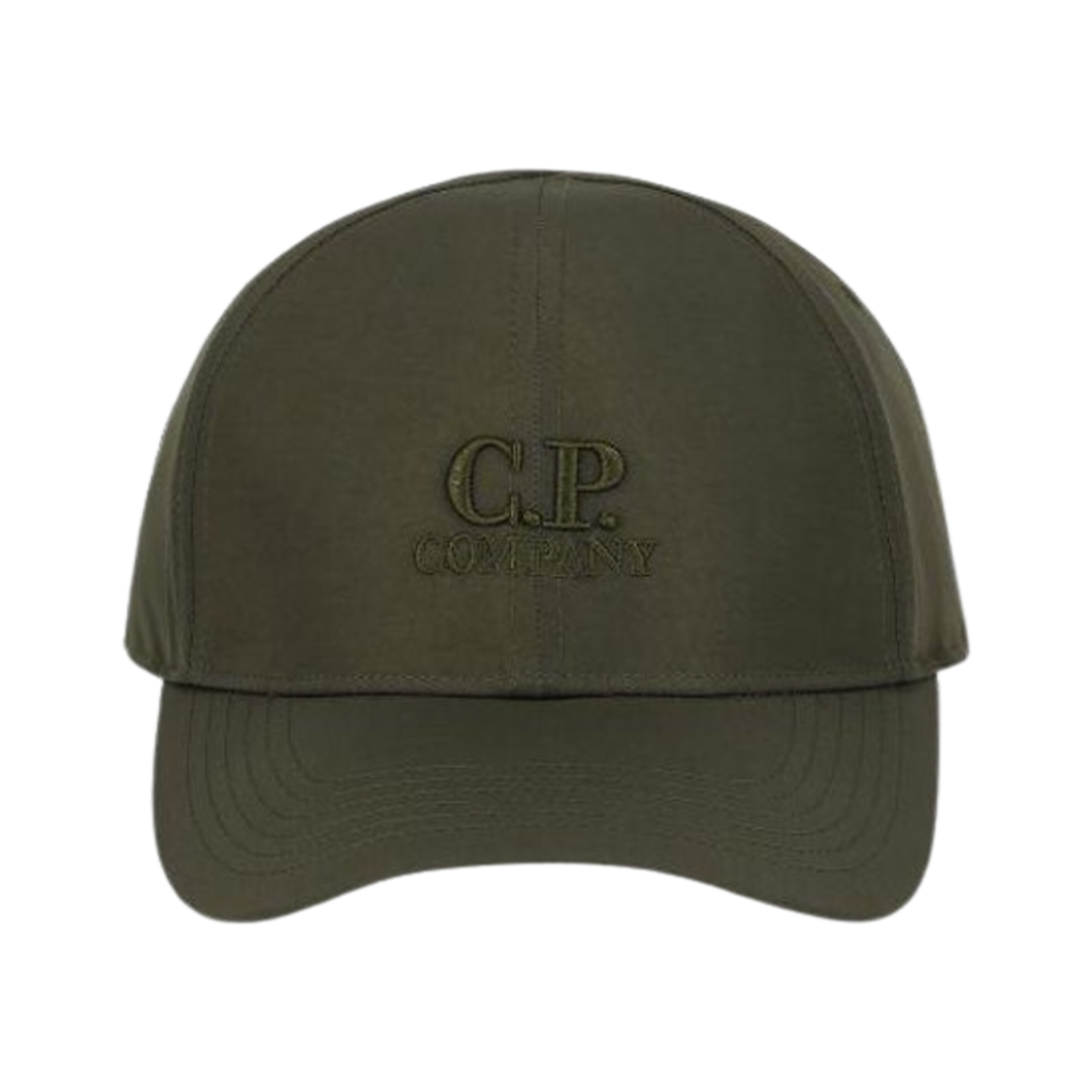 18CMAC146A005904A683 C.P. Company Metropolis Chrome-R Ball Cap Khaki - 25SS