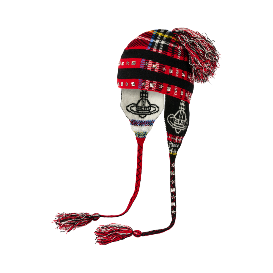PALACE vivienne westwood イヤーフラップビーニー ピンク org.jpg