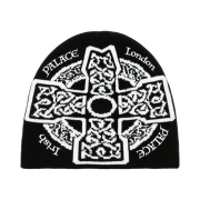 Palace Celtic Nein Cuff Beanie Black - 24FW