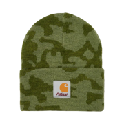 Palace x Carhartt WIP Watch Hat Dollar Green Camo - 23FW