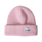 Ganni Wool Beanie Lilac Sachet