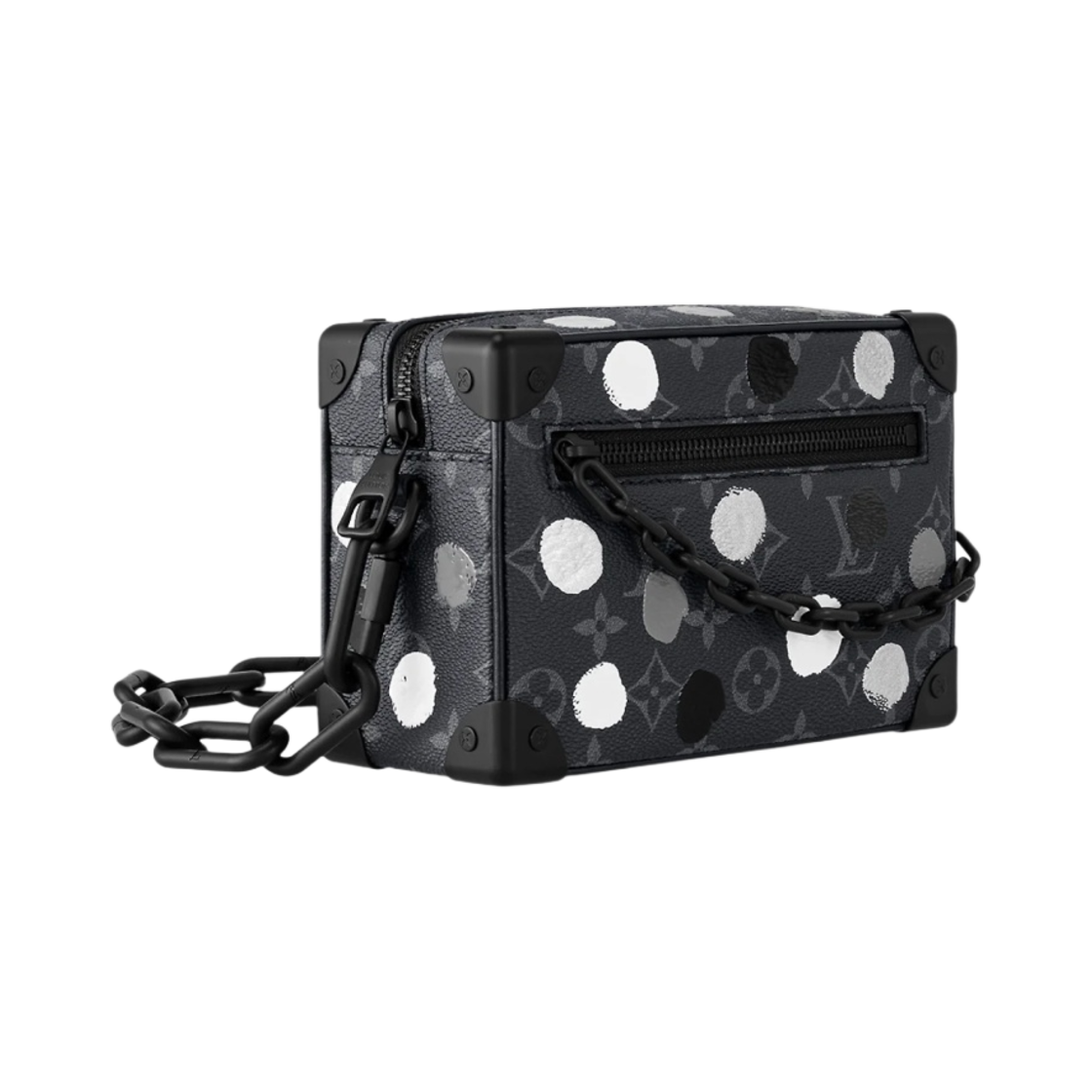 루이비통 x 야요이 쿠사마 미니 소프트 트렁크 블랙 실버(Louis Vuitton x YK Mini Soft Trunk Black Silver) - 2