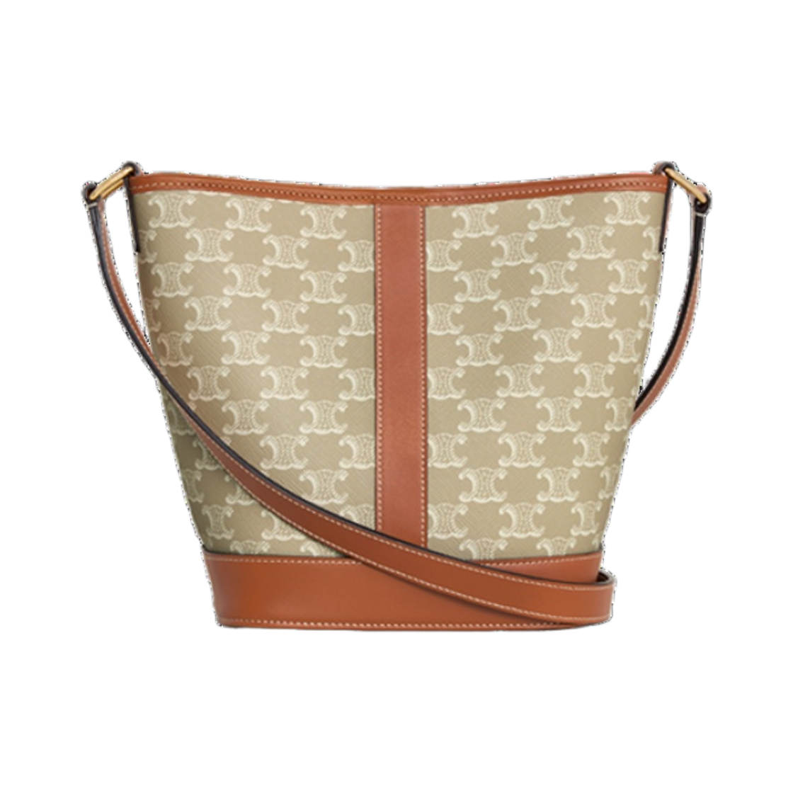 셀린느 스몰 버킷 트리옹프 캔버스 카프스킨 그레지(Celine Small Bucket in Triomphe Canvas Calfskin Grege) - 3