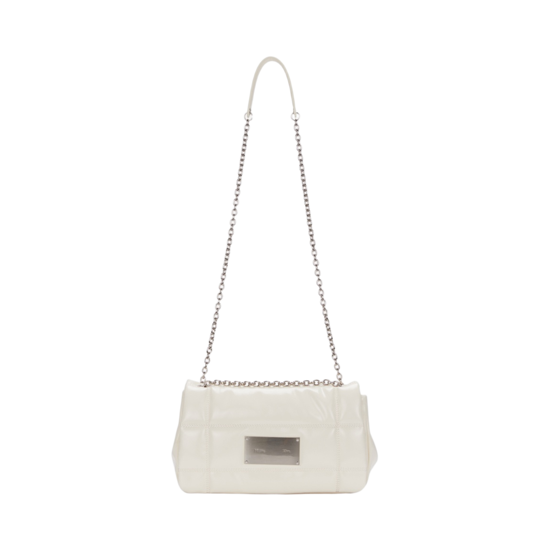 마뗑킴 클래식 체인 퀼팅 백 아이보리