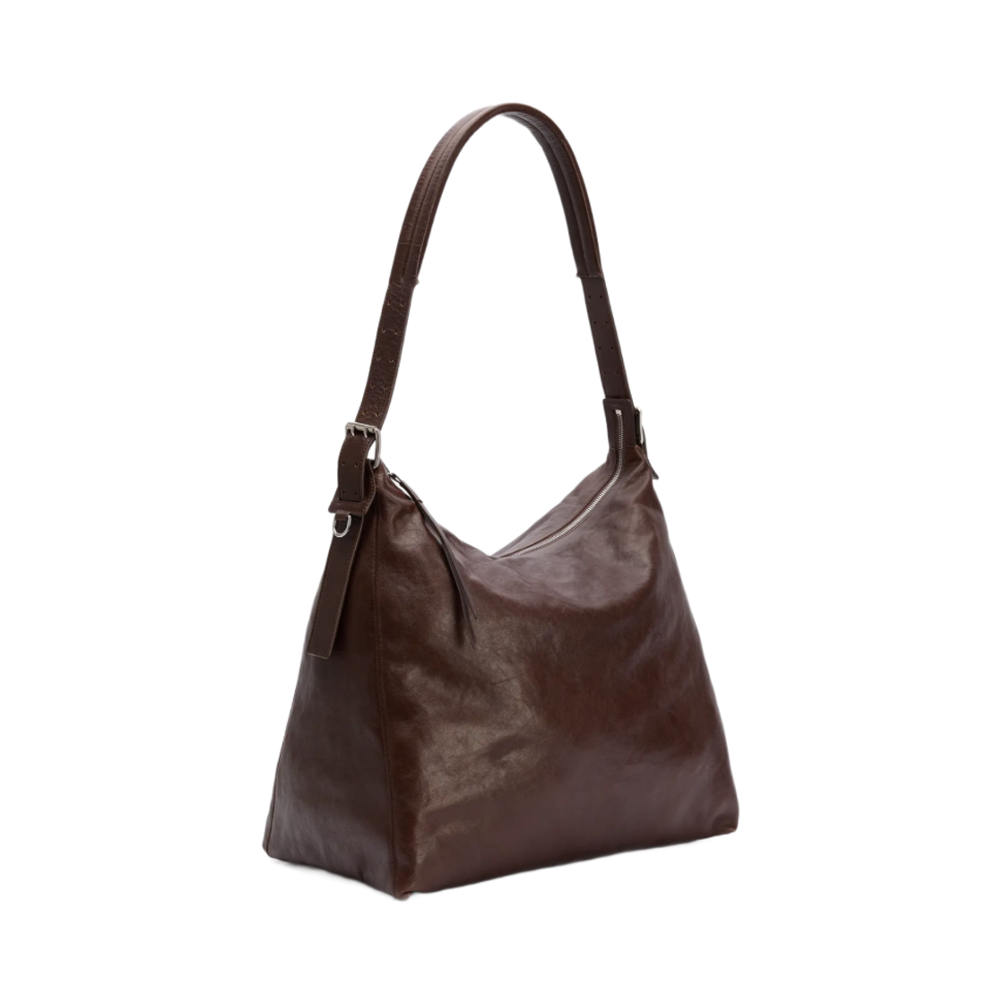 르메르 페이퍼 럭스 레더 벨티드 호보백 에스프레소(Lemaire Paper Lux Leather Belted Hobo Bag Espresso) - 2