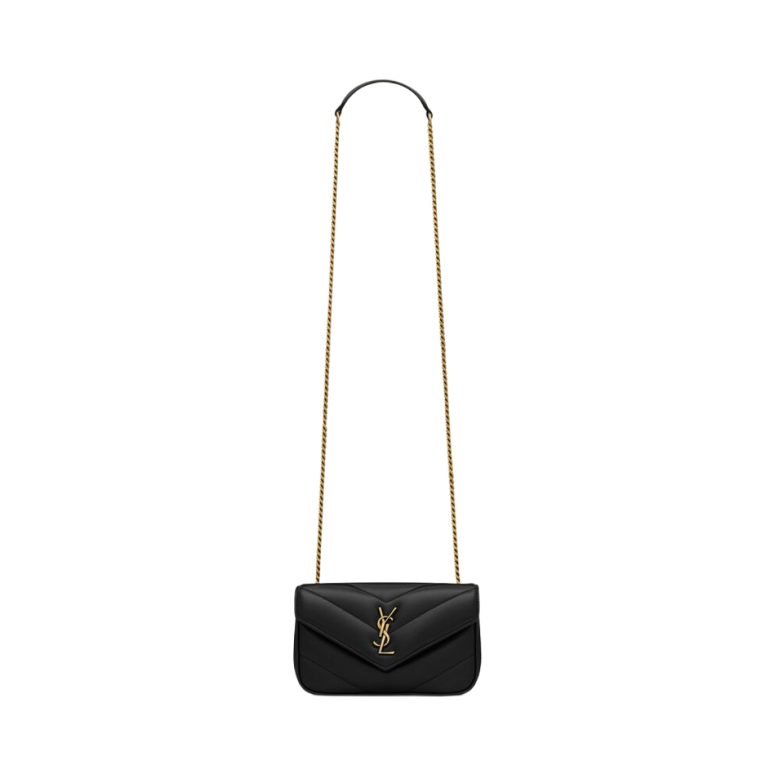 821749-AAEAX-1000 Saint Laurent Loulou Mini in Lambskin Black