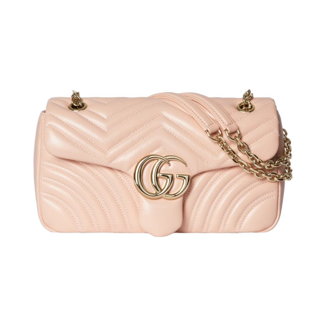 구찌 GG 마몽 미디움 숄더백 소프트 핑크(Gucci GG Marmont Medium Shoulder Bag Soft Pink) - 1
