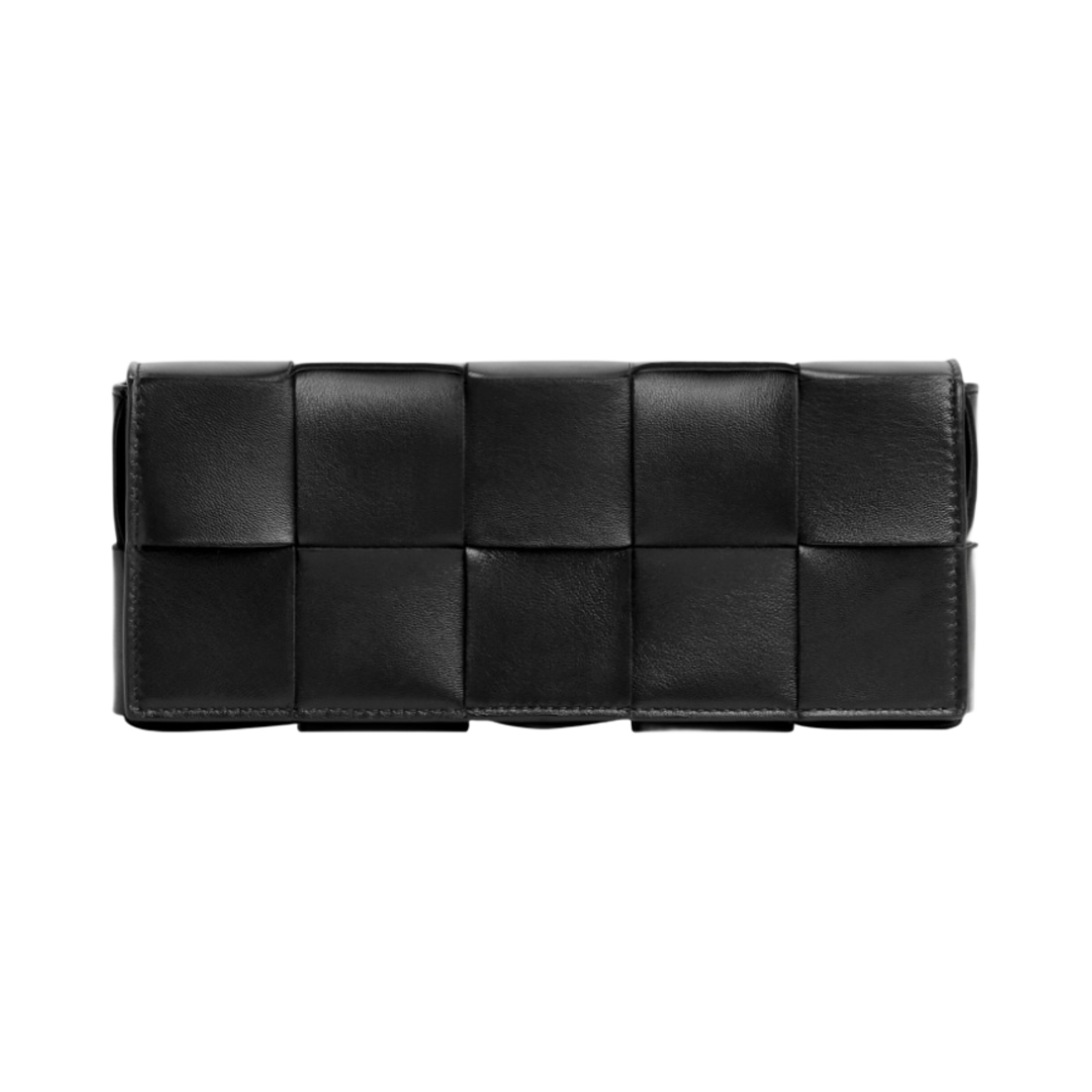 741713VCQC18425 Bottega Veneta Cassette Pouch On Chain Black