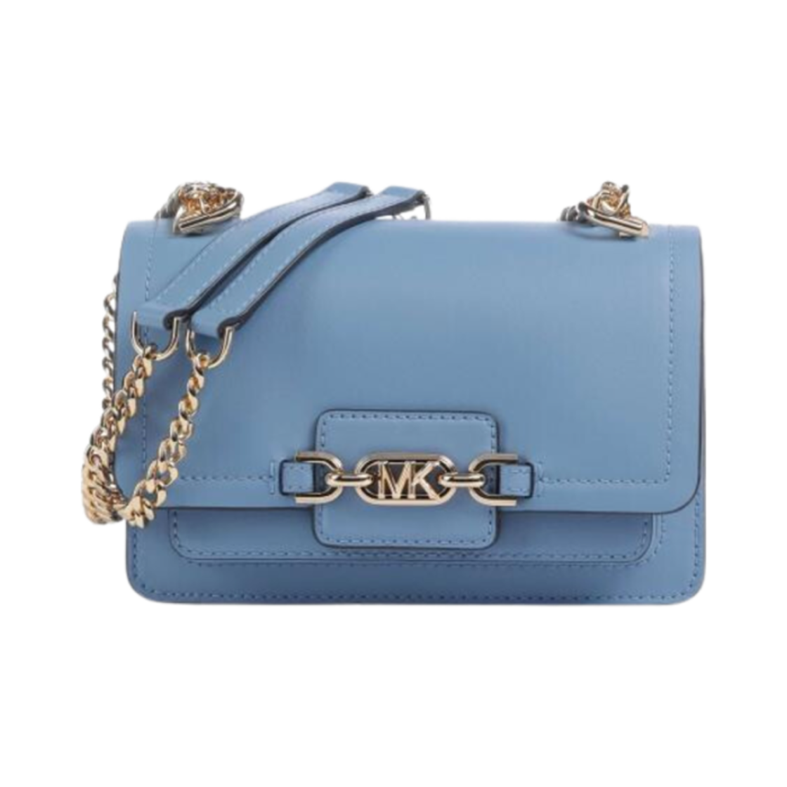 32S2G7HC0L457 Michael Kors Heather Extra Small Logo Crossbody Bag French Blue