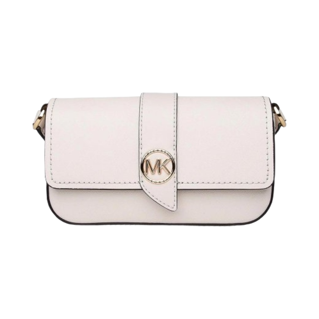 32S3GGRC1L289 Michael Kors Greenwich Extra Small Saffiano Leather Sling Crossbody Bag Cream