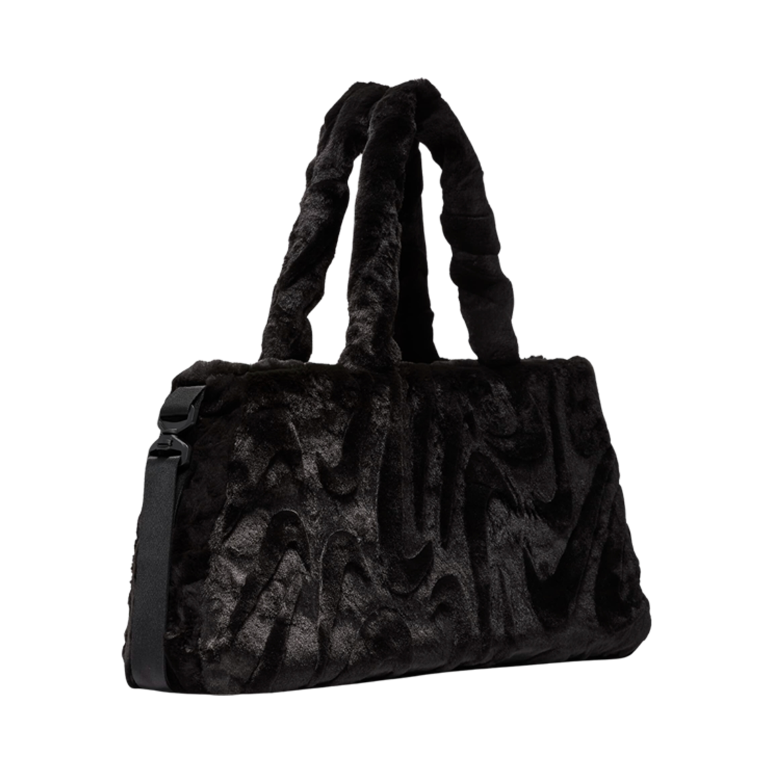나이키 NSW 인조 퍼 토트백 10L 블랙(Nike NSW Faux Fur Tote Bag 10L Black) - 2
